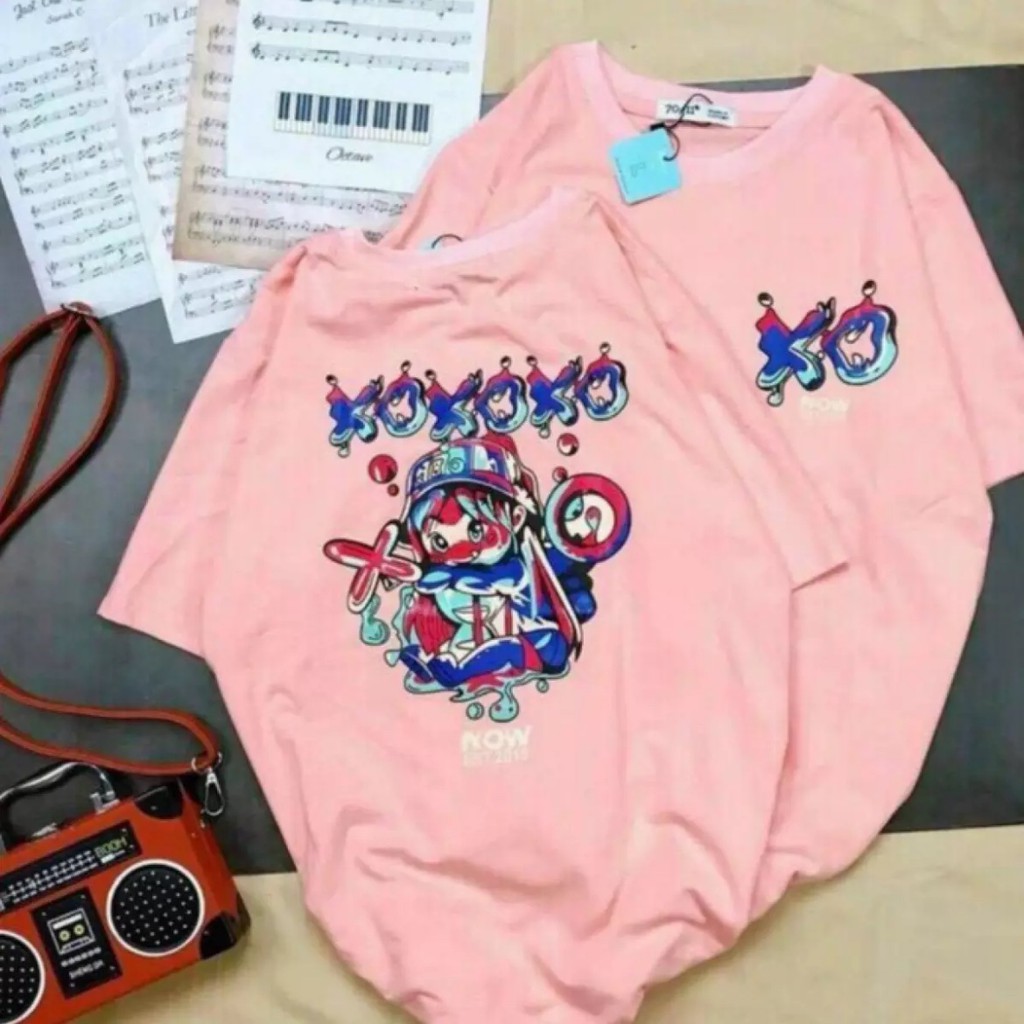[FREESHIP] Áo Thun Unisex XO XO XO BÉ GÁI TÓC DÀI Siêu Hot Thời Trang