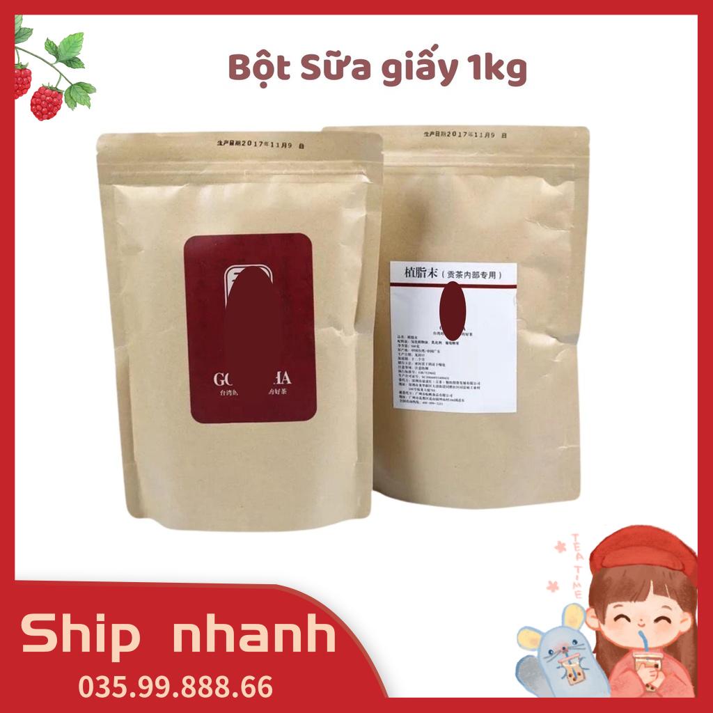 Bột sữa túi giấy pha trà sữa G.0.N.G CH.A 1kg BÉO NGẬY ĐẬM VỊ SỮA đài loan đặc biệt binbaoli