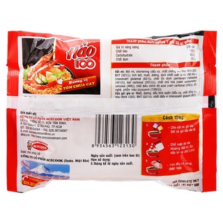 Mì Hảo 100 tôm chua cay gói 65g - lalaoshop