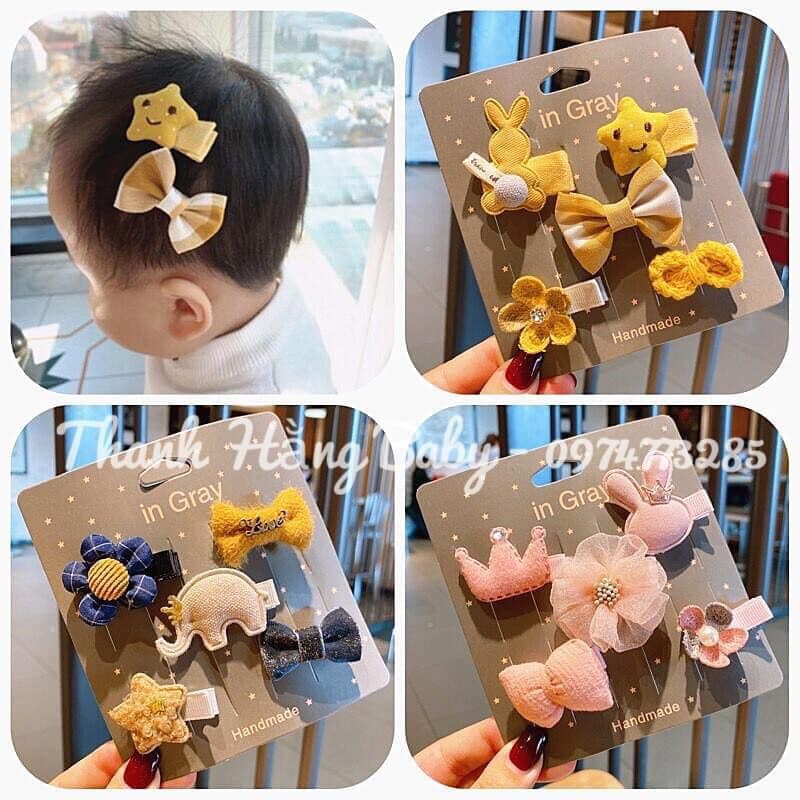 Set Kẹp Nơ Công Chúa Thanh Hằng Baby