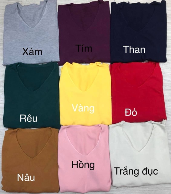 [SIÊU HOT] Áo len mỏng dài tay cổ tim sang chảnh cực xinh cực nhiều màu Zuca Shop