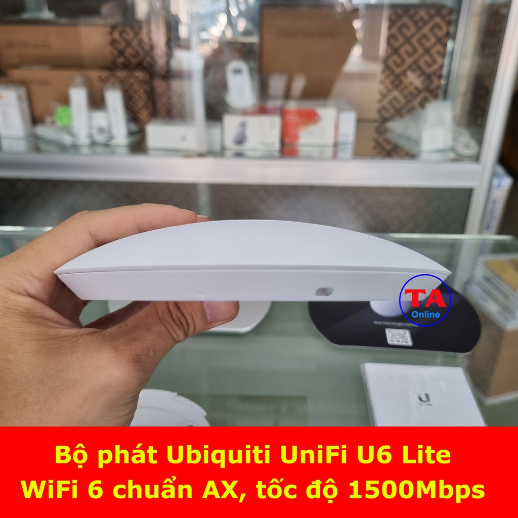 Bộ phát Ubiquiti UniFi U6 Lite - WiFi 6 chuẩn AX, tốc độ 1501Mbps, Hỗ trợ 300 User, Hãng của Mỹ