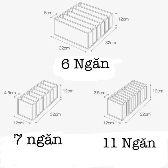 Khay đựng quần lót, áo lót, tất, Khay đựng đồ cá nhân nhiều ngăn