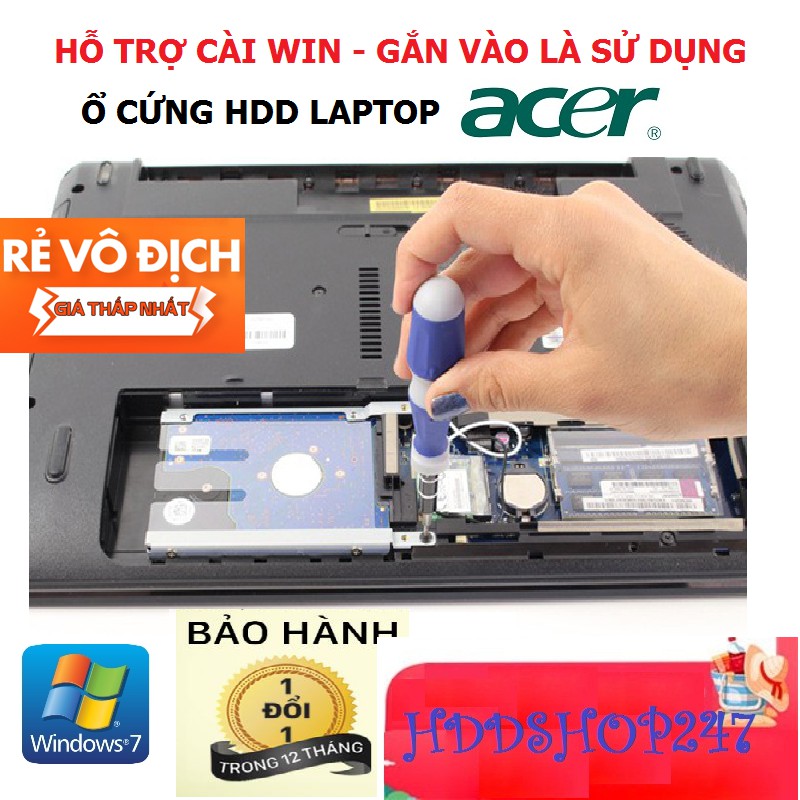 Ổ Cứng HDD laptop Acer - hàng tháo máy bh 12 tháng