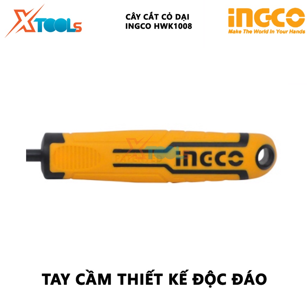 Cây cắt cỏ Ingco HWK1008 | lưỡi liềm cắt cỏ cầm tay