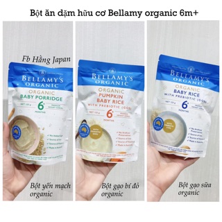 Bột ăn dặm hữu cơ Bellamy’s organic Úc cho bé 6m+