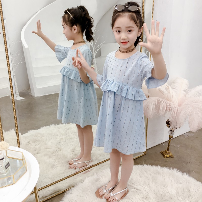 Váy bé gái kiểu dáng Hàn Quốc hàng Quảng Châu chất lượng cao