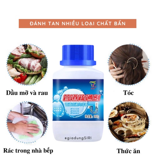 DEAL SỐC Bột Thông Cống Yuhao Mạnh Chính Hãng  An Toàn Không Độc Hại - Thông Tắc Bồn Cầu, Bồn Chén,.....