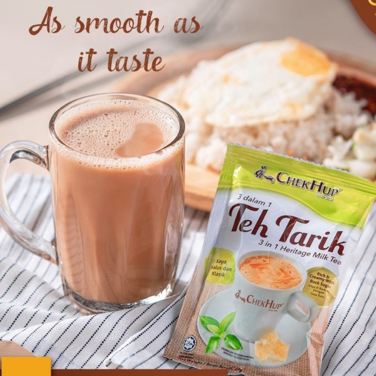 Gói lẻ - Trà Sữa Chek Hup Teh Tarik Rich & Creamy 3 in 1 Malaysia