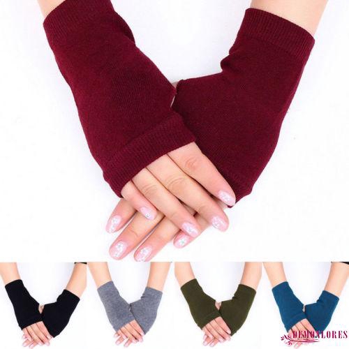 Găng tay cotton hở ngón tiện dụng thời trang cho nữ