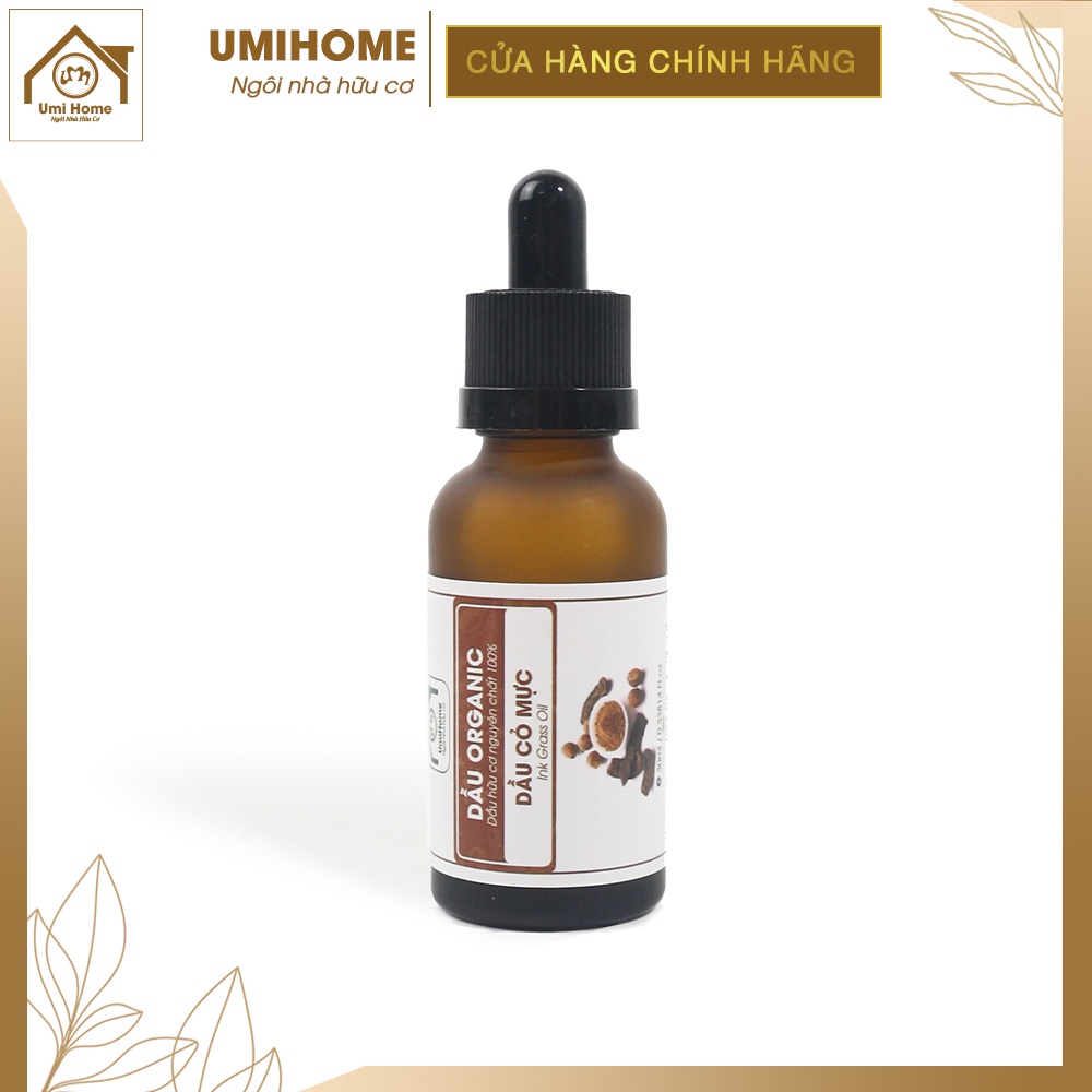 Dầu cây Cỏ Mực hữu cơ UMIHOME nguyên chất 30ml chăm sóc sức khỏe hiệu quả