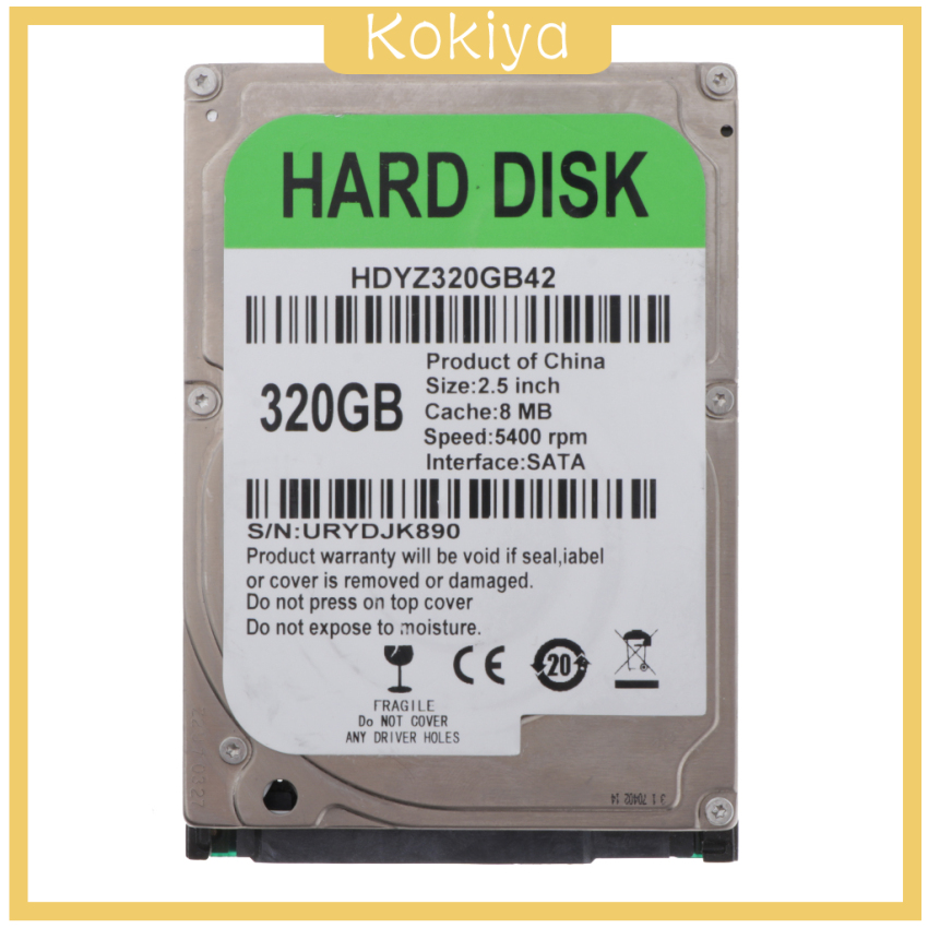 Ổ Cứng Ngoài Dung Lượng 2.5 Inch 320gb Sata 2 8m 5400rpm