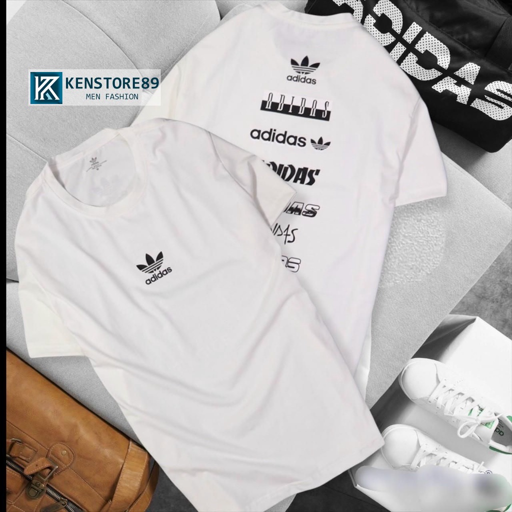Áo thun nam cổ tròn AD FONT phong cách vải cotton KENSTORE89 ATV218