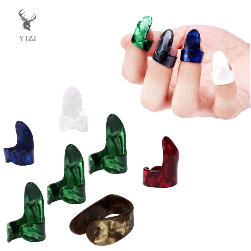 Set 10 Móng Gảy Đàn Guitar Bằng Thép Không Gỉ Y1Zj