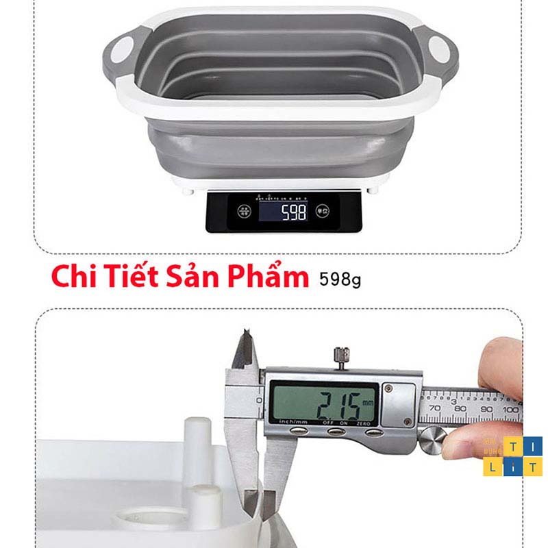 Chậu, thau kiêm thớt đa năng gấp gọn tiện dụng 3 trong 1[CHẬU THỚT] ❖shoptanthoi❖