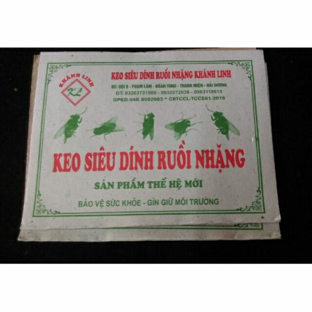MIẾNG DÁN RUỒI NHẶNG(10 miếng)