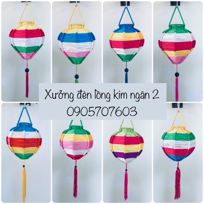 Đèn lồng hội an khung sắt cực đẹp