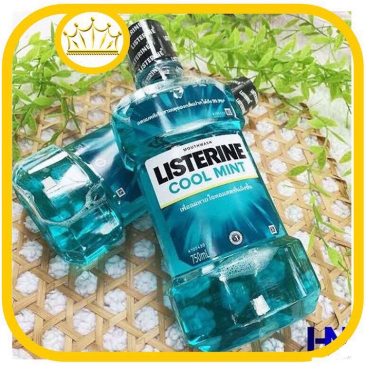 Nước súc miệng 𝑭𝒓𝒆𝒆𝒔𝒉𝒊𝒑 Nước xúc miệng Listerine Coolmin 250ml