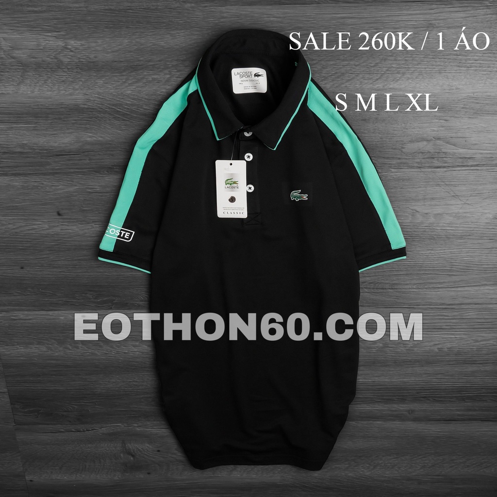 Áo nam thể thao có cổ ,chất vải thoáng mát dày dặn