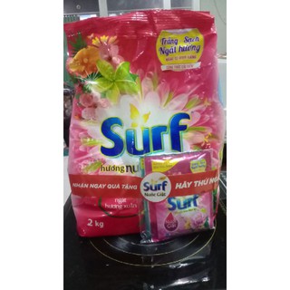 Bột Giặt Surf Hương Nước Xả Vải Ngát Hương Xuân Túi - 2.0kg