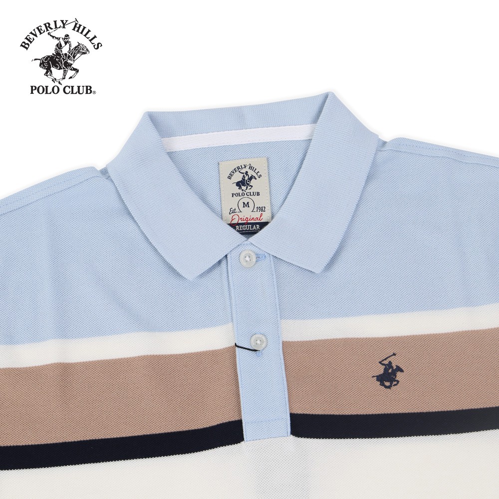 Áo polo ngắn tay nam Beverly Hills Polo Club 100% cotton - PMRSS20TL077
