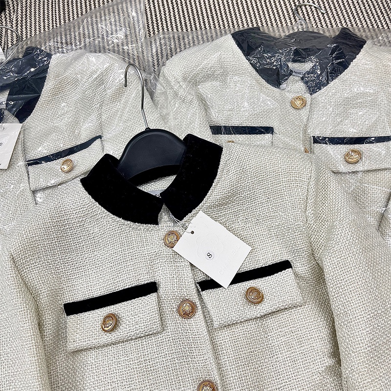 Áo Dạ Tweed Dáng Croptop Cổ Đức Tay Phối Sang Chảng Hàng Loại 1 Ak0010-Vin_store168