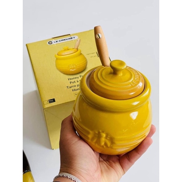 Hũ đựng mật ong Le creuset
