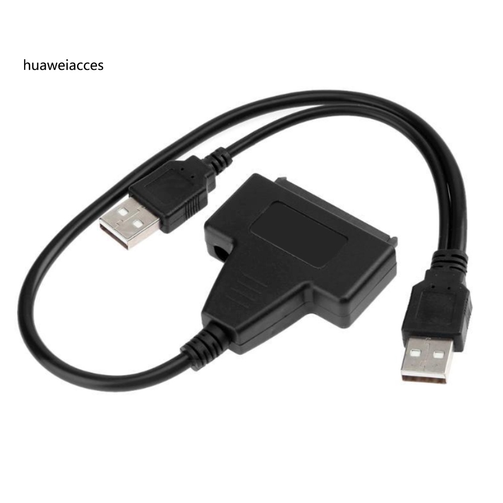Dây Cáp Chuyển Đổi Usb 2.0 Sang Sata 7 + 15pin Cho Ổ Đĩa Cứng 2.5inch | BigBuy360 - bigbuy360.vn