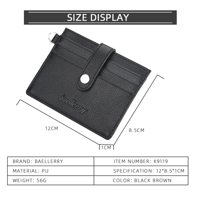 Ví Da PU Có Ngăn ĐựNg Thẻ Cho Nam