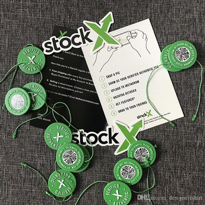 Phụ Kiện StockX [ CỰC PHẨM] Bộ phụ kiện 3 món Tag, Mac, Giấy Scan dành cho Giày Sneaker Siêu chất