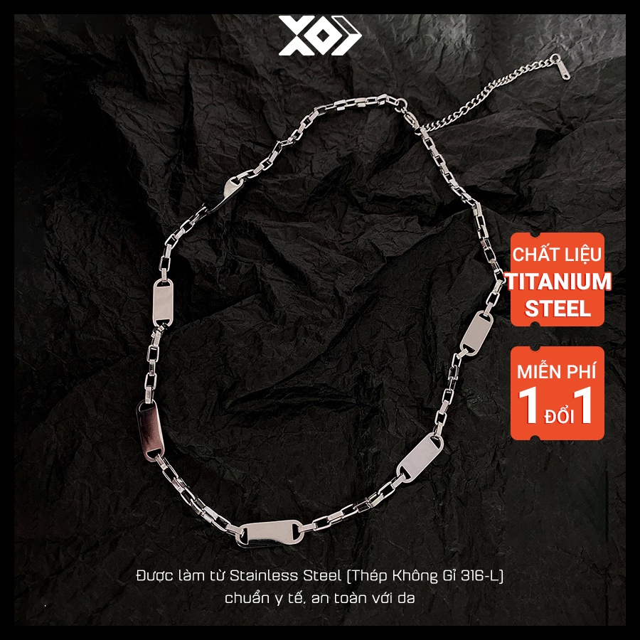 Dây chuyền Nam Nữ Thép Titan Cá Tính - Vòng Cổ Xích Thép Không Gỉ