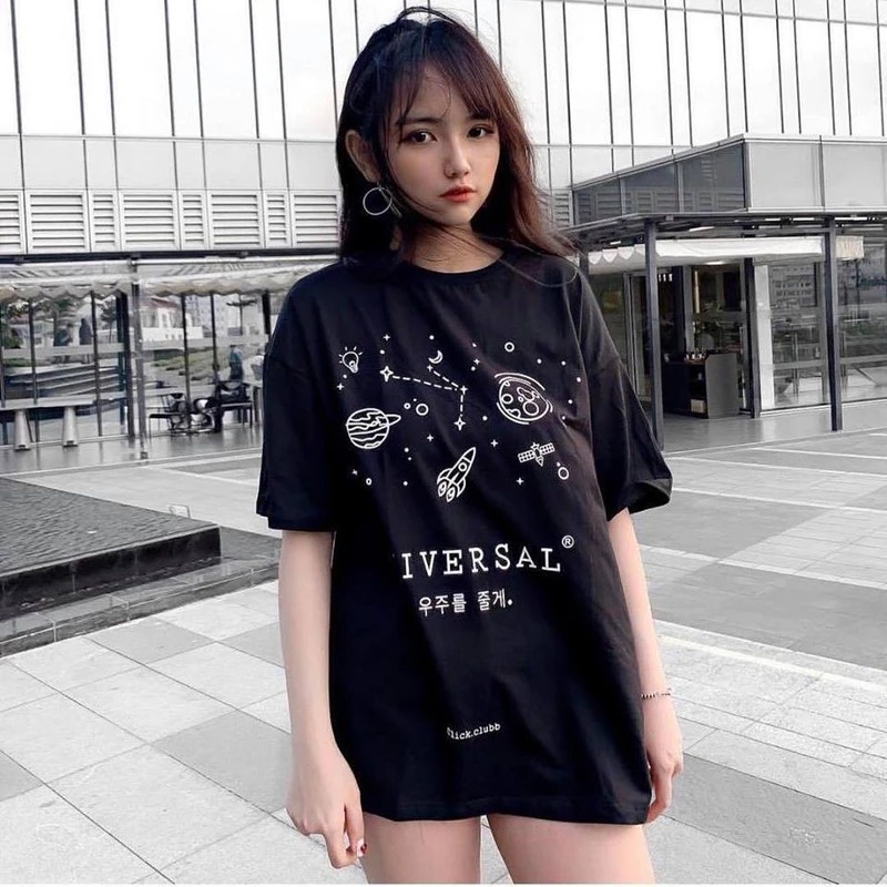 Áo Thun Nữ, Áo Phông Nữ Random Hình Freesize 100%Cotton Phong Cách Hàn Quốc Siêu Đẹp,Siêu Mịn (Hình Ảnh Thật)