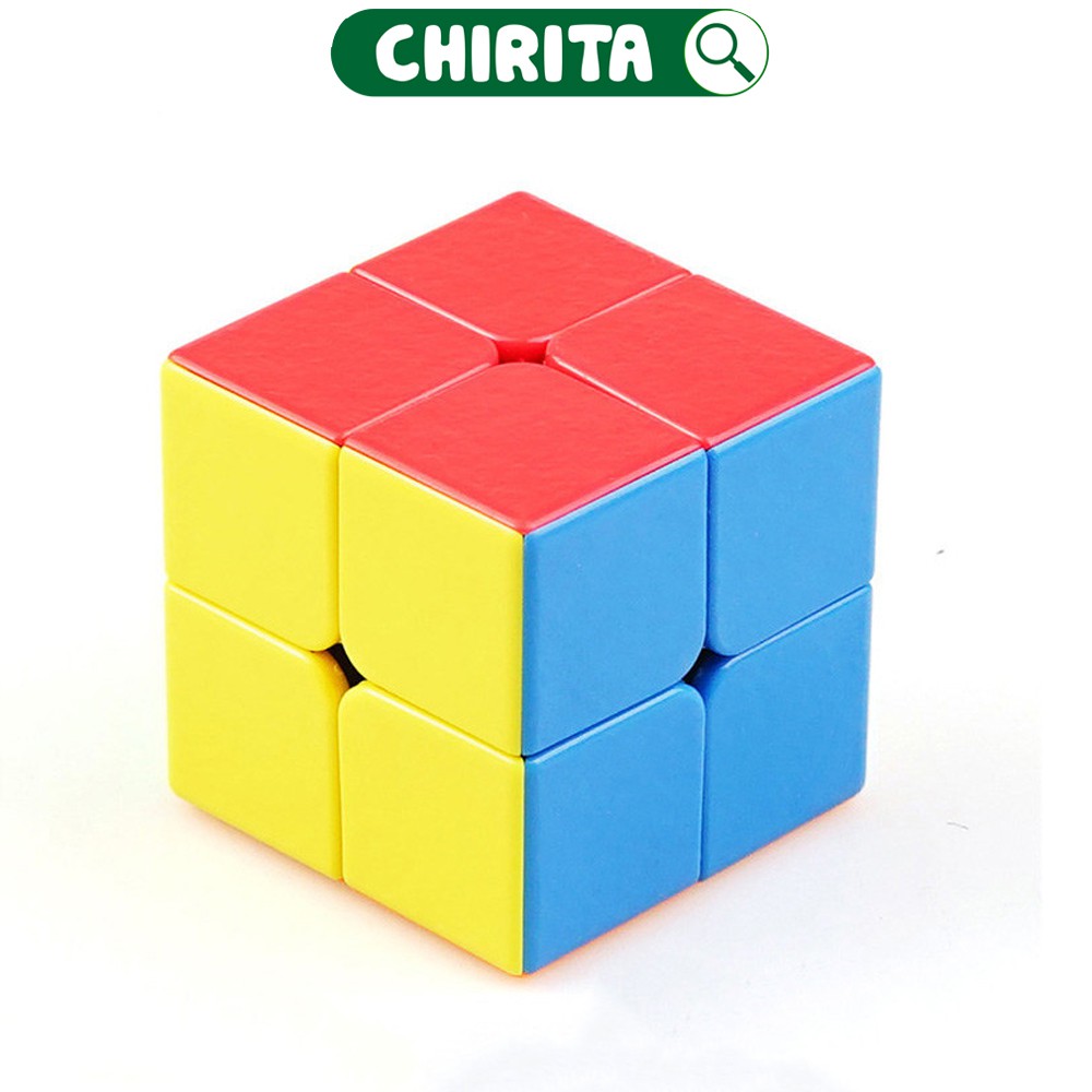 Rubik 2x2 Không Viền Cao Cấp - Cục Robic - Đồ chơi Cho Bé Trai Và Bé Gái - CHIRITA