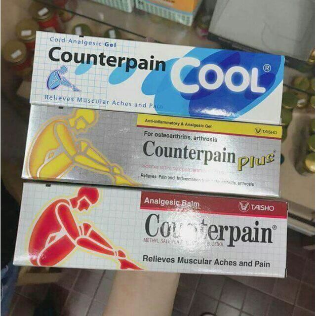 Dầu xoa bóp Counterpain Thái Lan NÓNG & LẠNH 60g & 120g | BigBuy360 - bigbuy360.vn