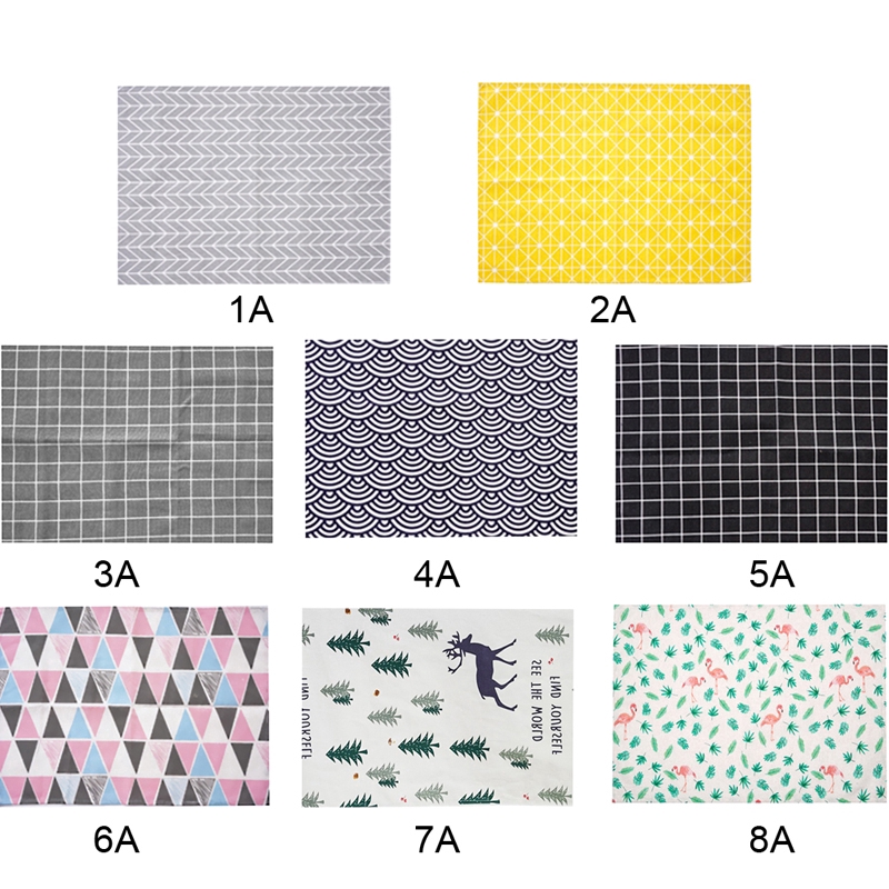 Khăn trải bàn làm từ cotton 46 * 68cm họa tiết dễ thương