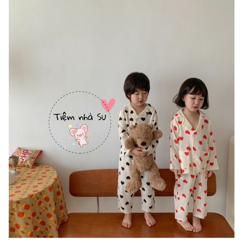 Đồ bộ cho bé -  Bộ Pijama xô đũi cho bé trai , bé gái siêu xịn sò (08-20kg) ❤️ TIỆM NHÀ SU - ở nhà cũng phải xinh.