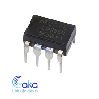 IC Khuếch đại âm thanh LM386 công suất 0.5W DIP-8