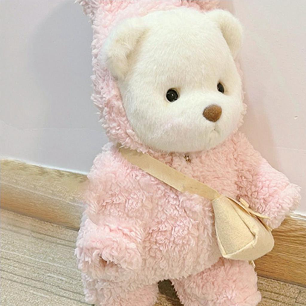 Gấu Bông Lena Dễ Thương Xinh Xắn Cao Cấp Gấu Bông Teddy mini  Có thể thay quần áo 30cm WHYME