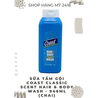Sữa tắm gội coast classic scent - mỹ - 946ml