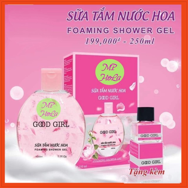 Sữa Tắm Hương Nước Hoa 250ml - Tặng kèm nước hoa mini