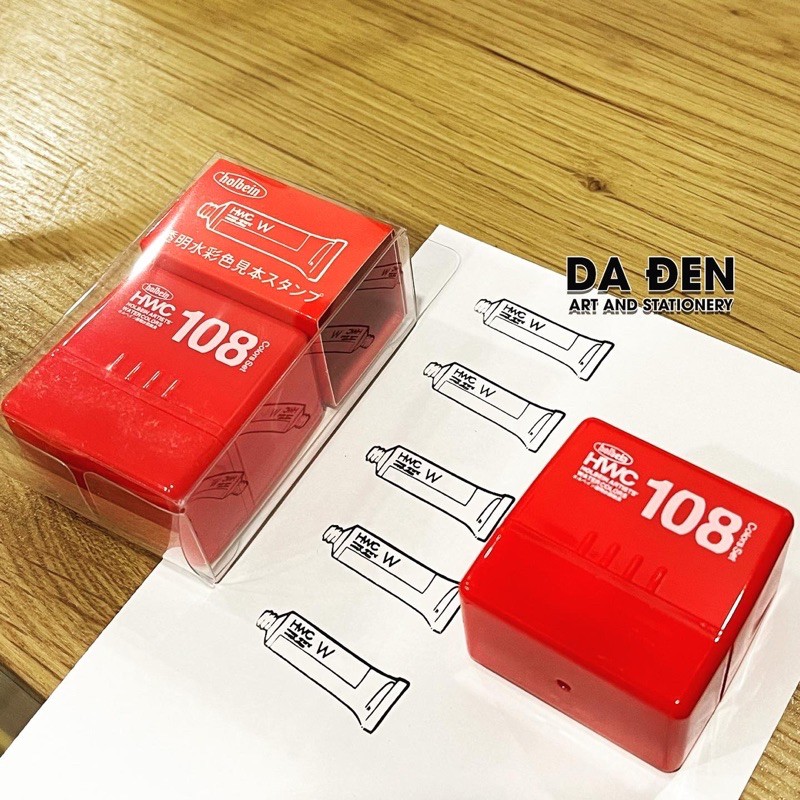 [DA ĐEN] Con Dấu Hình Tube Màu Holbein