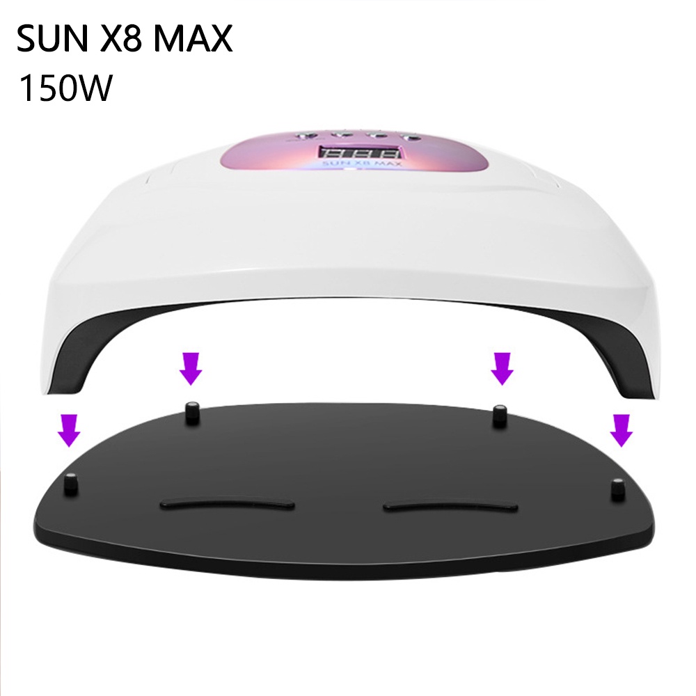 Máy Hơ Gel 150W SUN X8 MAX  chuyên nghiệp máy sấy móng tay