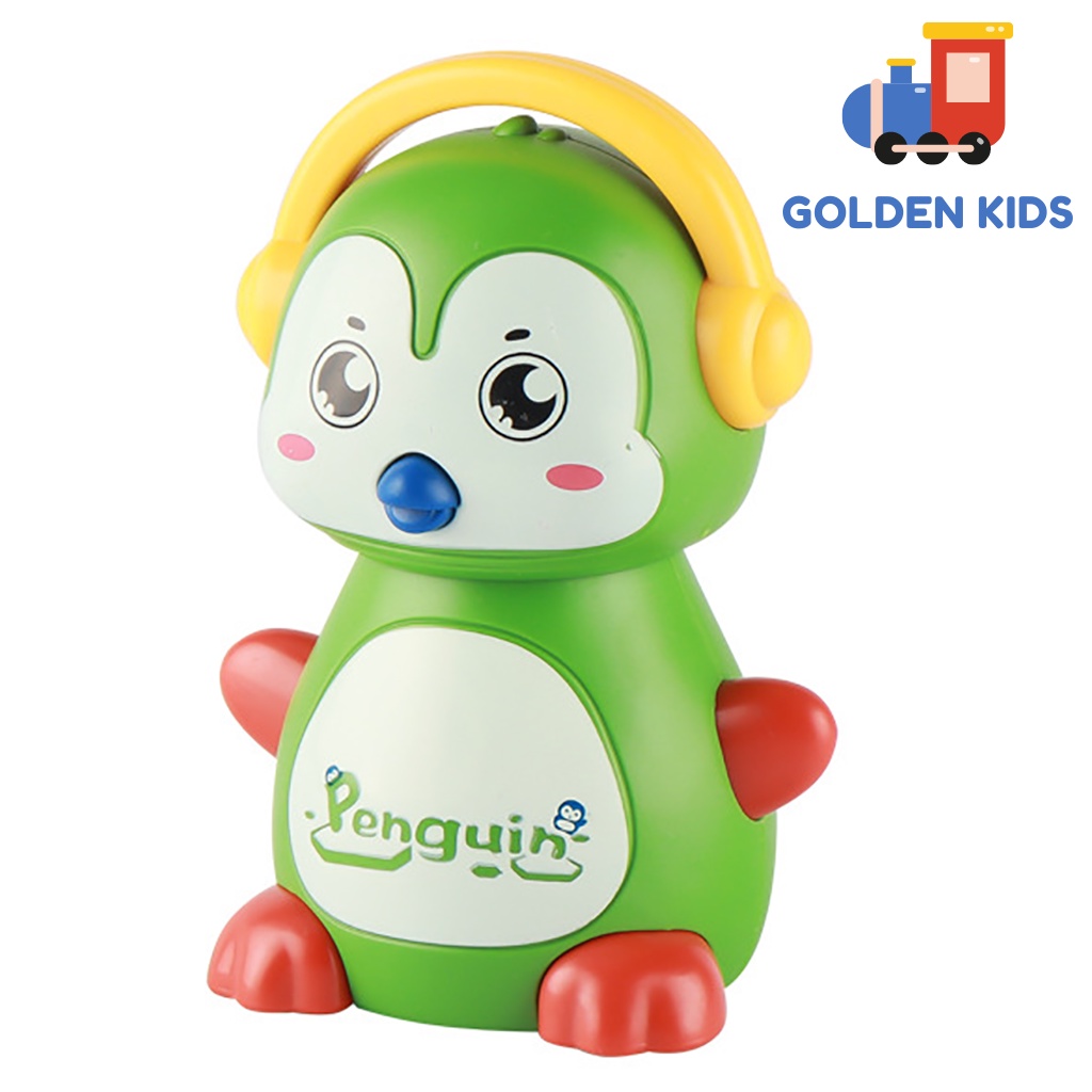 Chim cánh cụt đồ chơi chạy cót nhiều màu sắc siêu dễ thương cho bé
