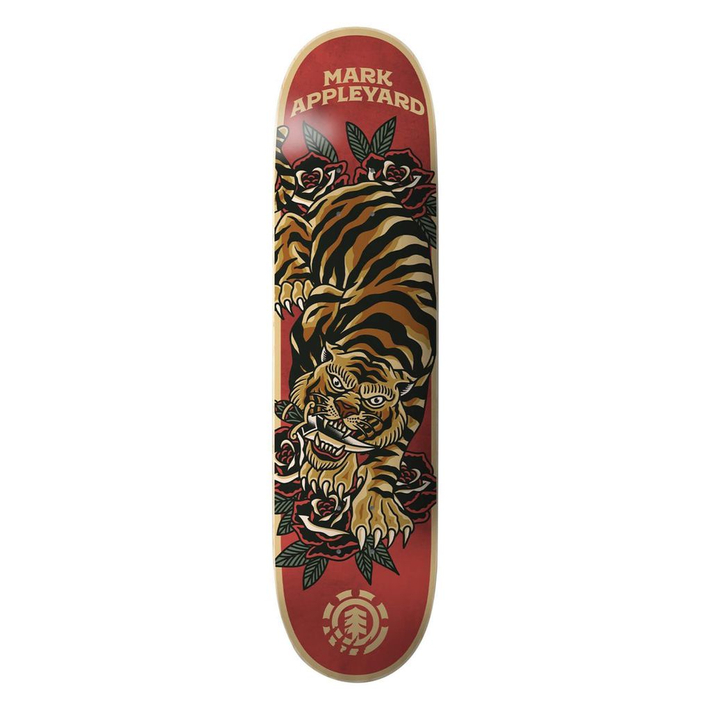 Mặt Ván Trượt Skateboard Cao Cấp Mỹ - ELEMENT APPLEYARD NATURAL DEFENSE DECK 7.75