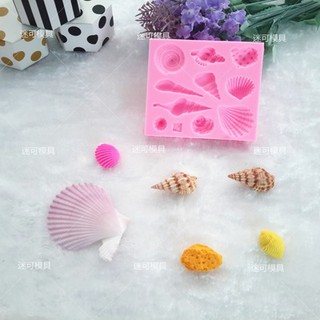 KHUÔN SILICON 3D hình ốc biển