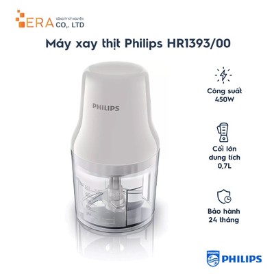 Máy xay thịt Philips HR1393 450W - Hàng chính hãng