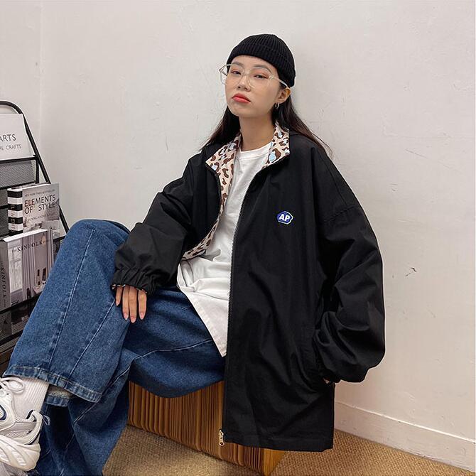 Áo Khoác Tay Dài Họa Tiết Da Báo Thời Trang Cá Tính Cho Nữ