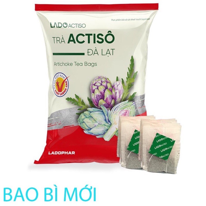 Trà túi lọc Atiso Ladophar 2g (bịch 100 gói)