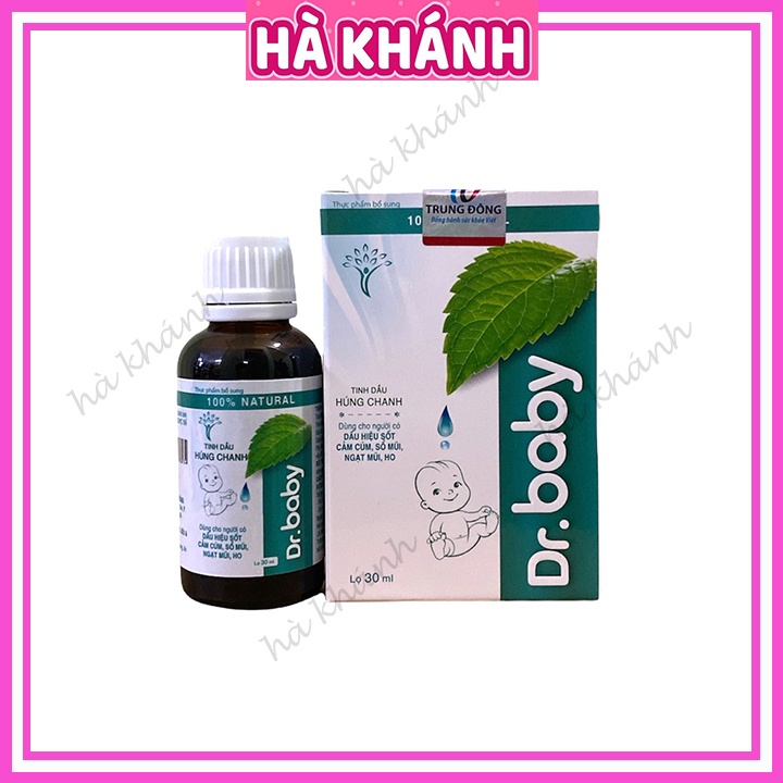 Tinh dầu húng chanh Dr.baby 30ml