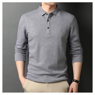 Áo thun dài tay POCA áo thun giữ nhiệt cổ bẻ chất vải cotton ( POLODT ) - sp 32